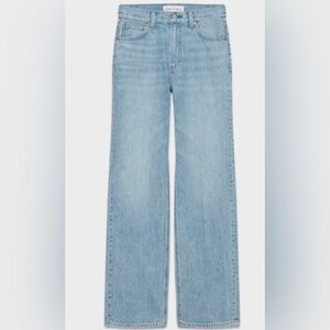 Aritzia Denim Forum The 90s‎ Classic Mid Straight Jeans Sz 25 7 Yrs Bleu taboo